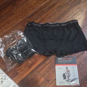 Pair Thieves Superfit Trunk Black Boxer Briefs Pack Of 3 Medium